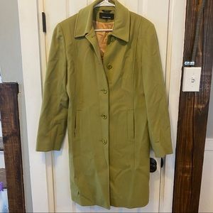 Jones New York Lime Wool Peacoat